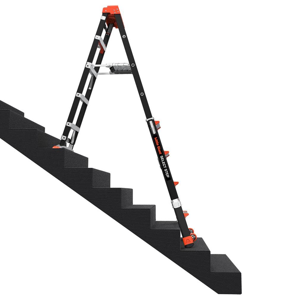 Select Step M5 Type 1AA Fiberglass Adjustable Step Ladder 15130-001