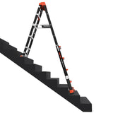 Select Step M5 Type 1AA Fiberglass Adjustable Step Ladder 15130-001