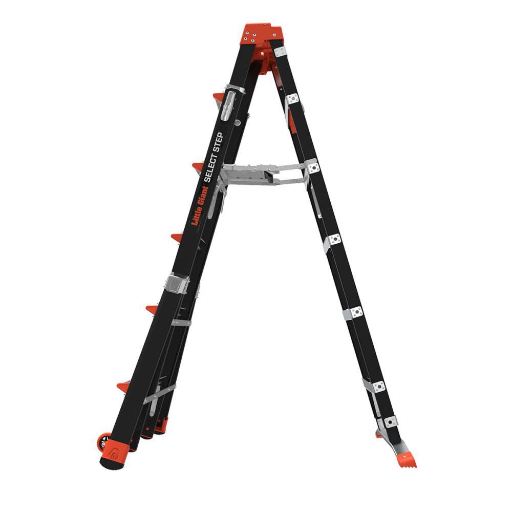 Select Step M6 Fiberglass Type 1AA Adjustable Step Ladder 15131-001