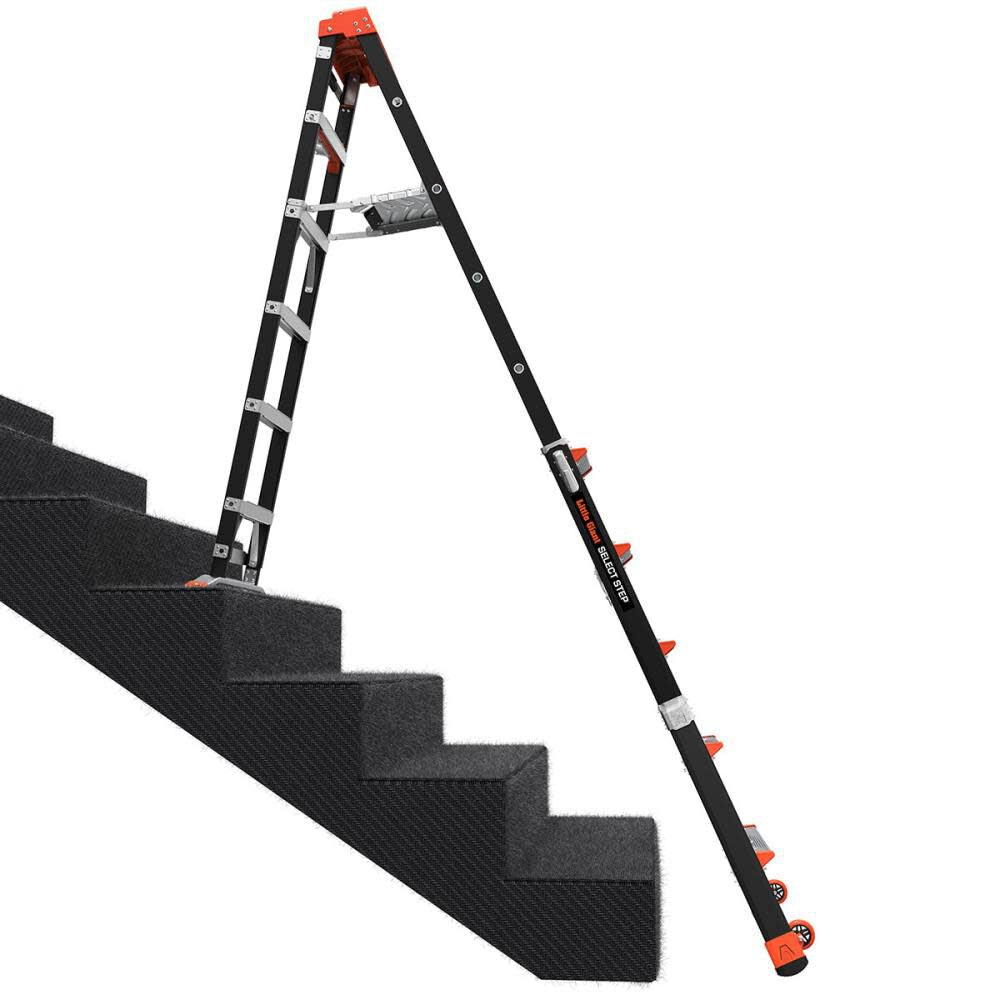 Select Step M6 Fiberglass Type 1AA Adjustable Step Ladder 15131-001