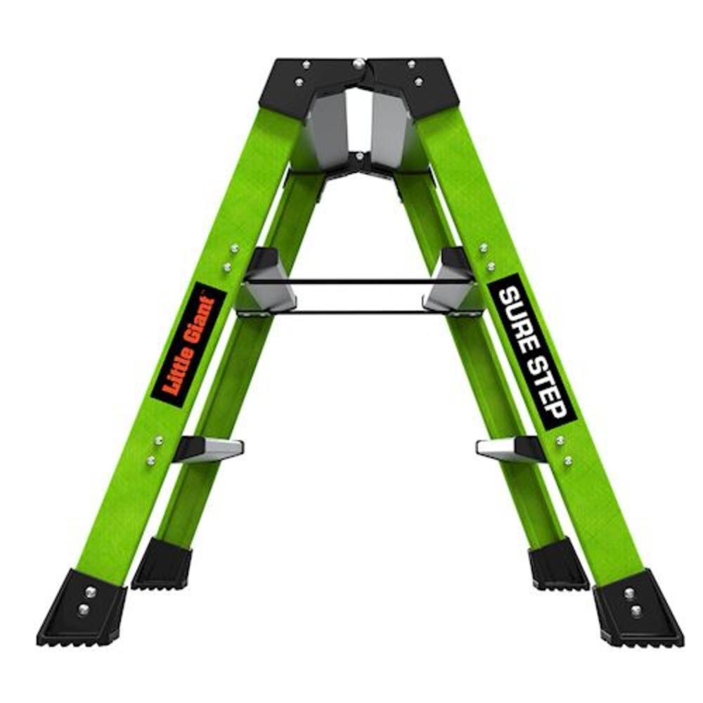 Sure Step 3-Step Model - ANSI Type 1AA - 375 lb Rated Double-Sided Fiberglass Step Stool 11953