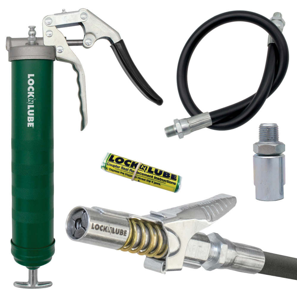 Lock N Lube Pistol Grip Grease Gun 5000 PSI Heavy Duty LNL153