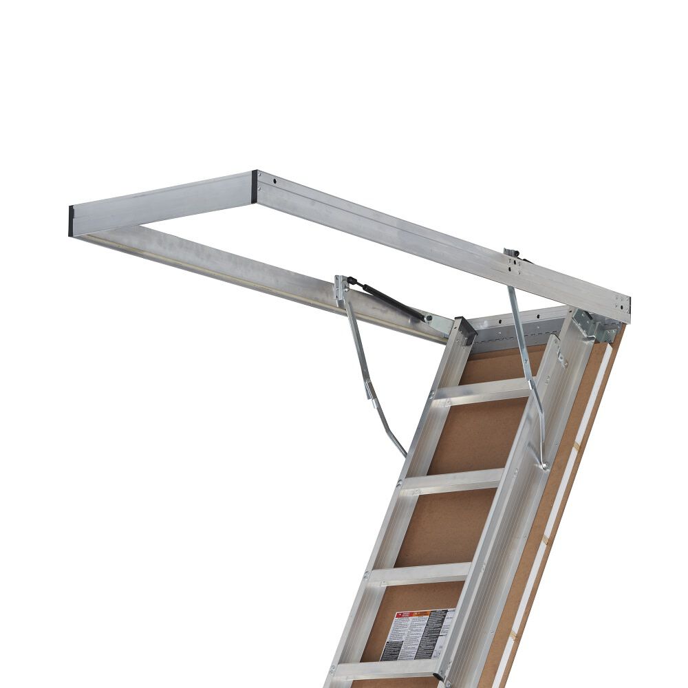 Attic Ladder Aluminum 350# 25.5 Inch x 63 Inch x 12ft AL258P