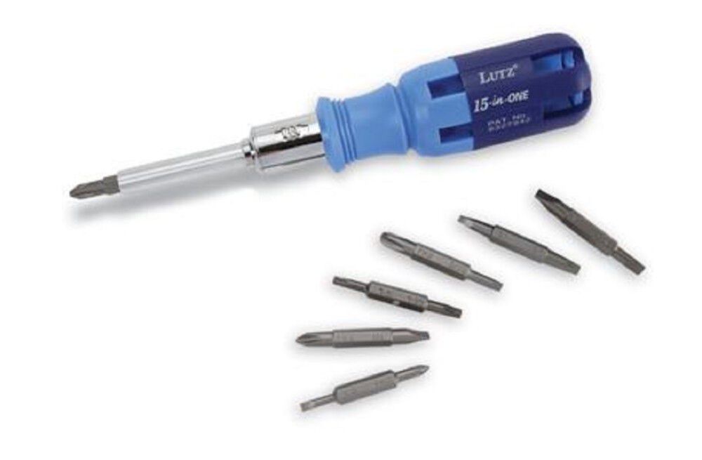 15-In-One Ratchet Screwdriver with Imprint 21001