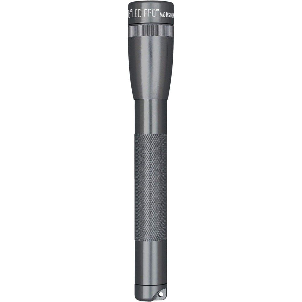 Mini Pro LED AA Battery Powered Flashlight, Gray SP2P09H