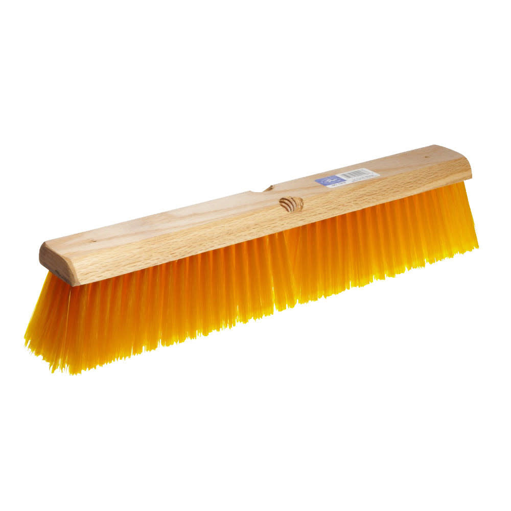 Brush 24 in Yellow Polystyrene Professional No. 19 Line Floor Brush Head 1924