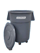 Pro Series Lid for 55 Gallon Trash Can Plastic Grey CATC-L-55G