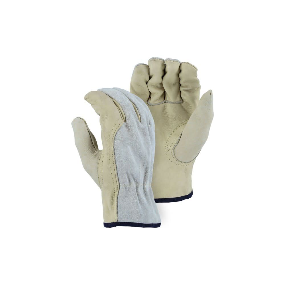 B Grade Cowhide Drivers Glove Beige 2X 1532B/12