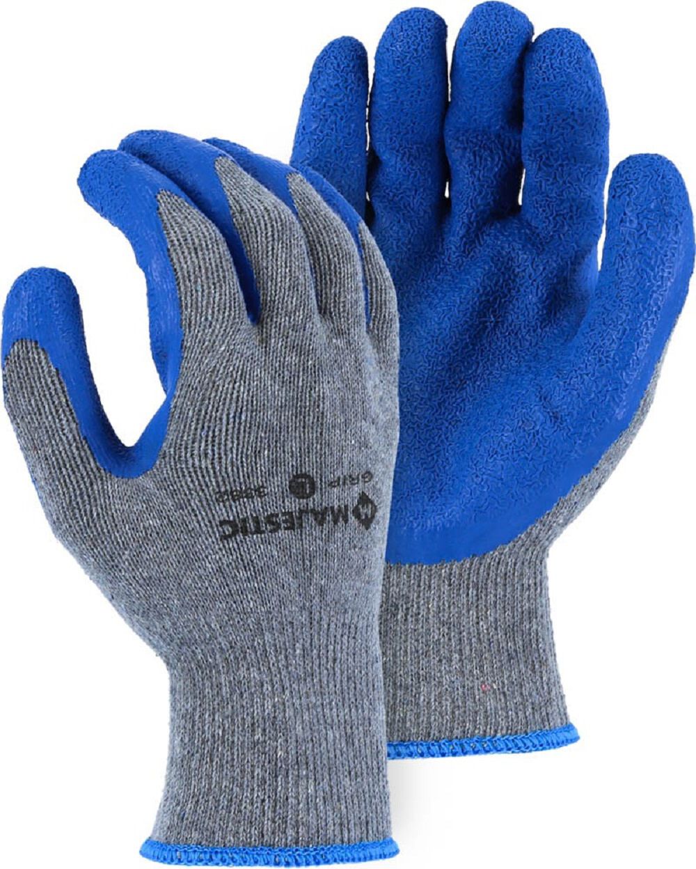 Safe Grip Wrinkled Latex Palm Glove XL-Large 3382-XL