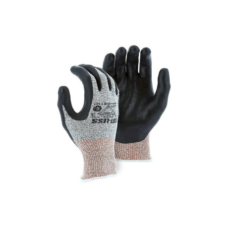 Seamless Knit Glove Gray/Black XS 3437/XS