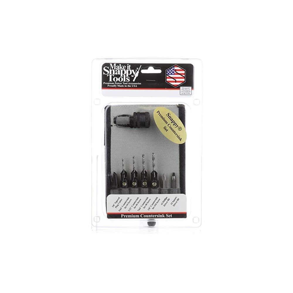 Drill Bit Belt Clip Pouch Deluxe Countersink Set 11pc 48010P