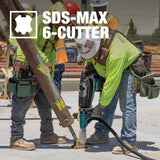 1 1/2in x 21in SDS MAX Bit 6 Cutter B-61569