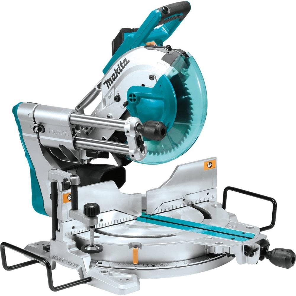 10in Dual-Bevel Sliding Compound Miter Saw with Laser and Stand LS1019LX