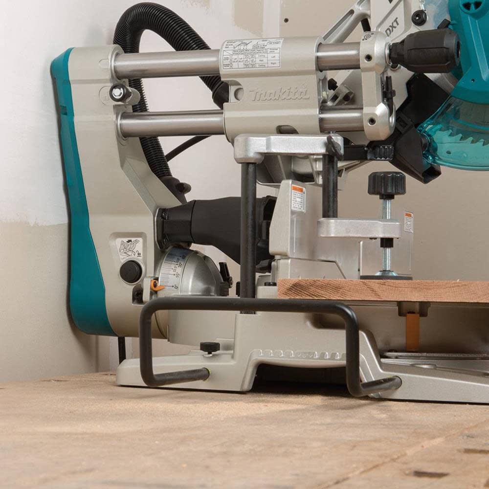 10in Dual-Bevel Sliding Compound Miter Saw with Laser and Stand LS1019LX