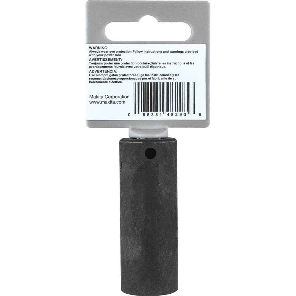 11/16 Inch Deep Well Impact Socket 3/8 Inch Drive A-99596