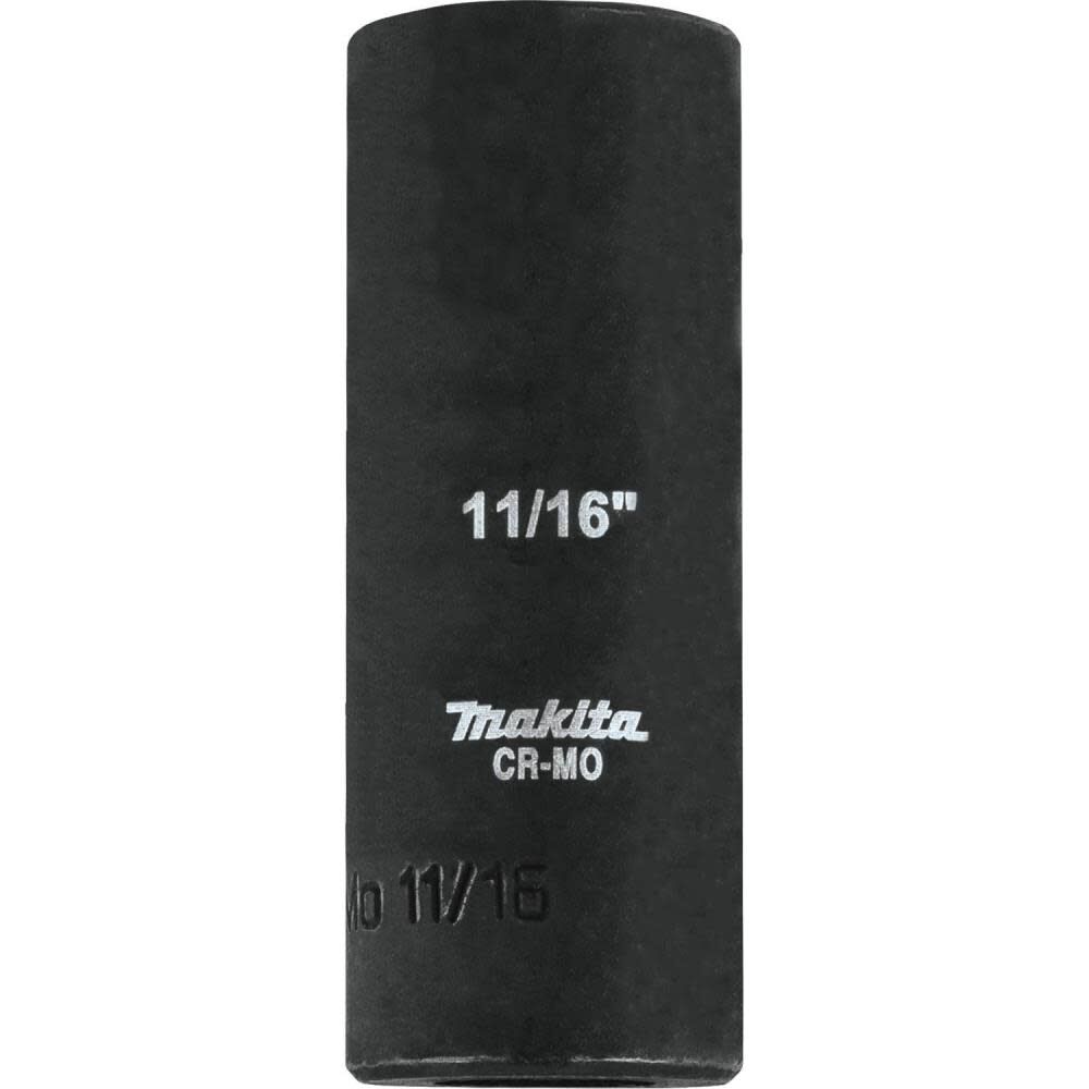 11/16 Inch Deep Well Impact Socket 3/8 Inch Drive A-99596