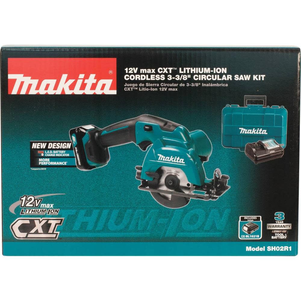 12 Volt Max CXT Lithium-Ion 3-3/8 in. Cordless Circular Saw Kit SH02R1