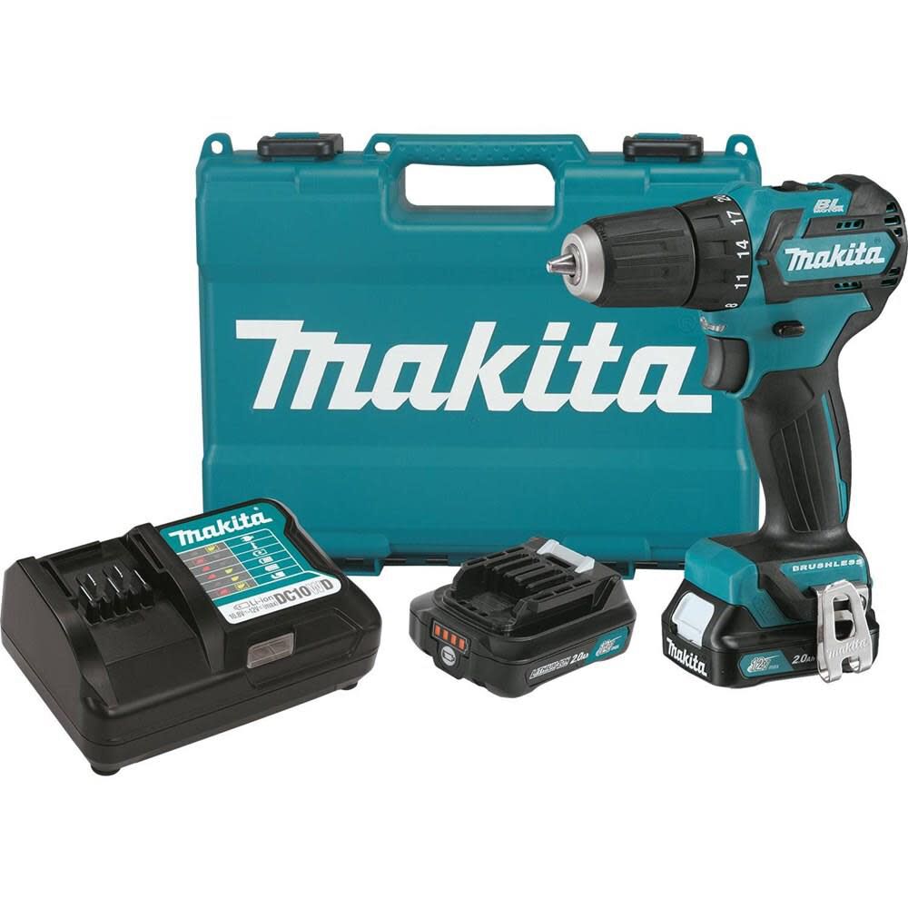 12 Volt Max CXT Lithium-Ion Brushless Cordless 3/8 in. Driver-Drill Kit FD07R1