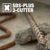 1/2in x 6in SDS Plus Bit 3 Cutter B-61101