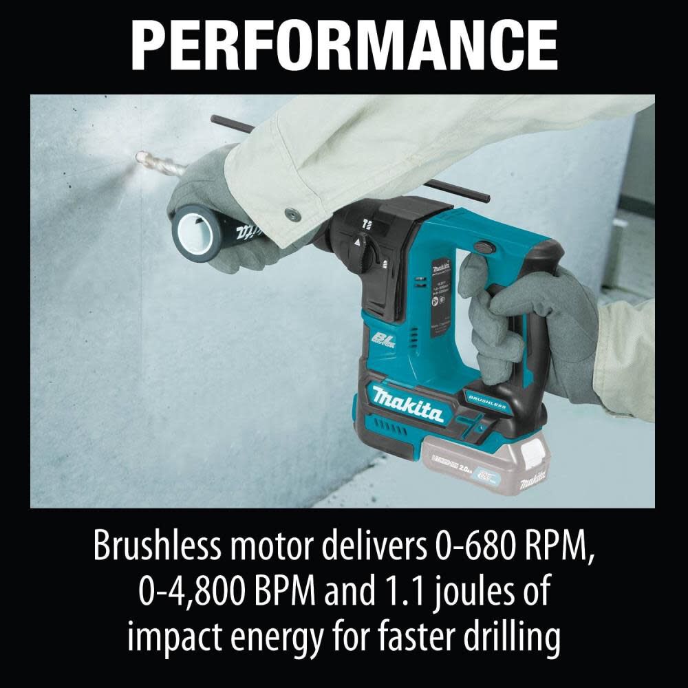 12V Max CXT Lithium-Ion Brushless Cordless 5/8 In. Rotary Hammer (Bare Tool) RH01Z