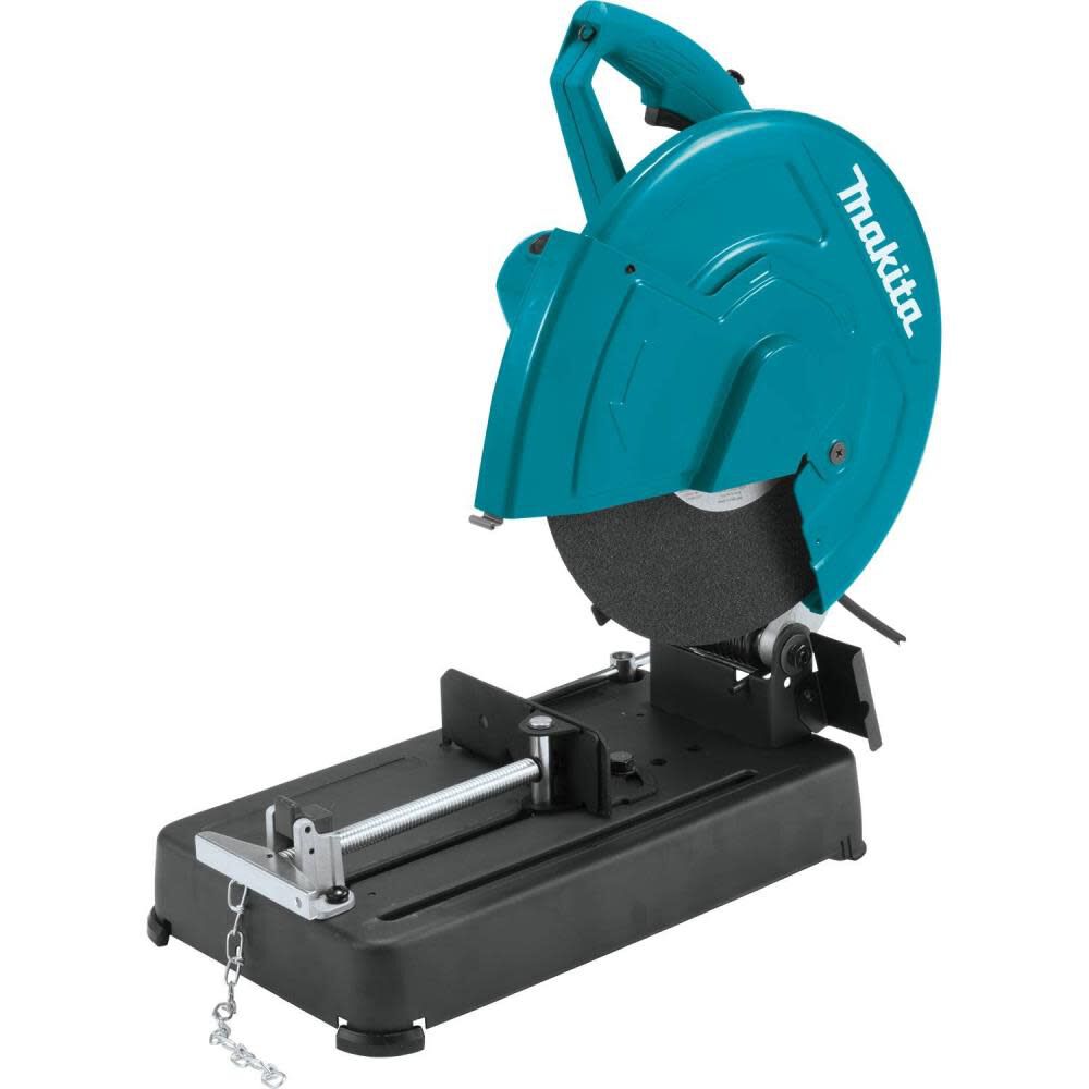 14 In. Cut-Off Saw with 4-1/2 In. Paddle Switch Angle Grinder LW1401X2