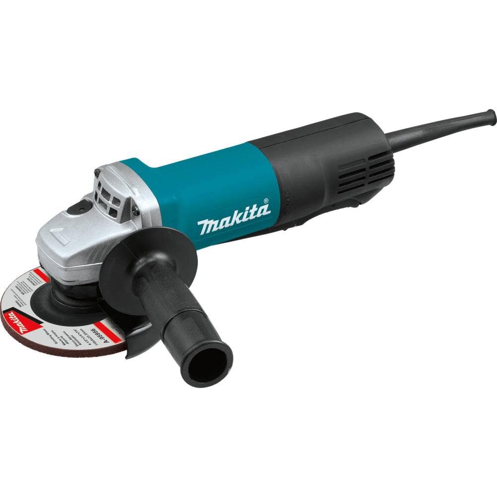 14 In. Cut-Off Saw with 4-1/2 In. Paddle Switch Angle Grinder LW1401X2