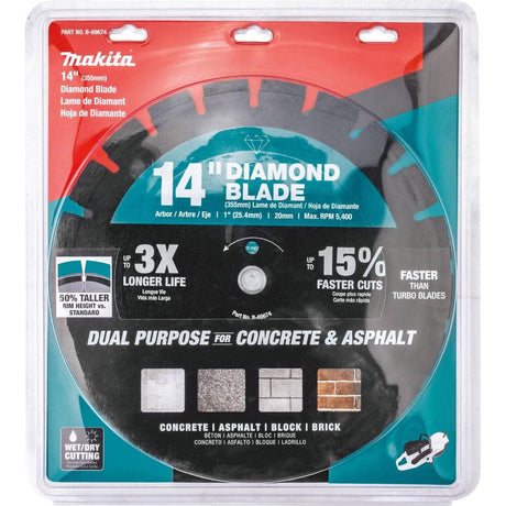 14 Inch Diamond Blade, Segmented, Dual Purpose B-69674