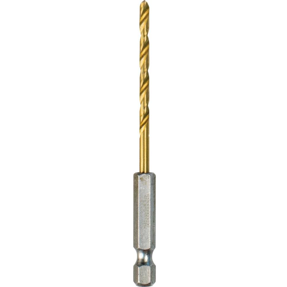 1/8 Inch Titanium Coated Drill Bit, 1/4 Inch Hex Shank D-23880