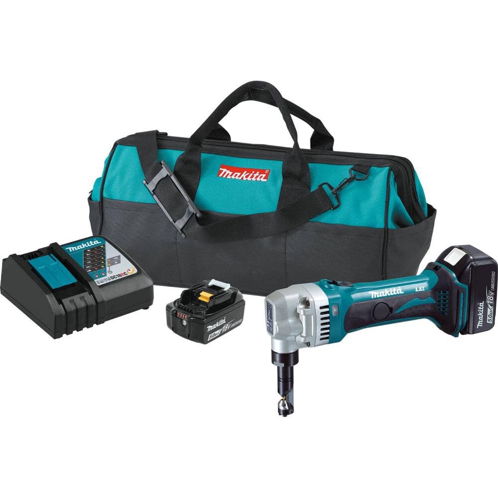 18 Volt LXT Lithium-Ion Cordless 16 Gauge Nibbler Kit 5.0 Ah XNJ01T