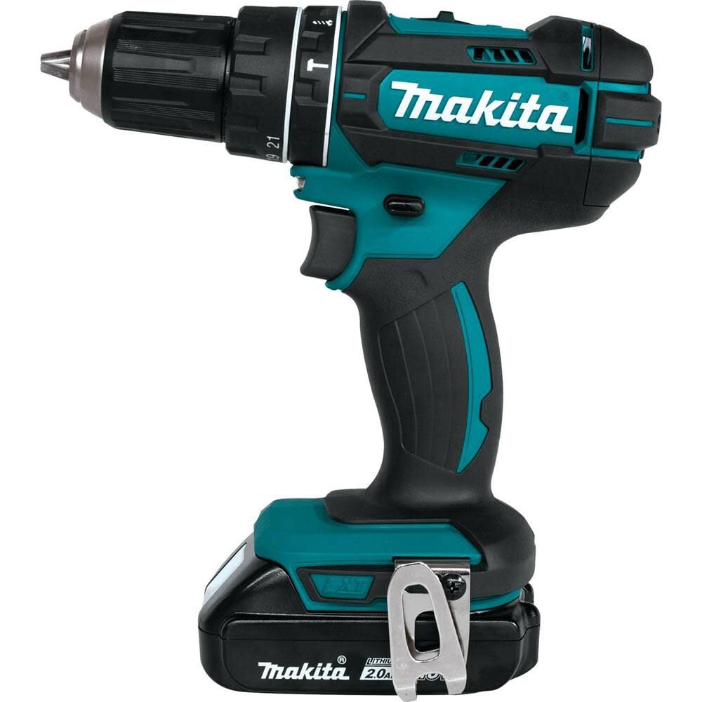 18V Compact Lithium-Ion Cordless 1/2 in. Hammer Driver-Drill Kit (2.0Ah) XPH10R