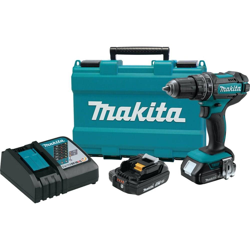 18V Compact Lithium-Ion Cordless 1/2 in. Hammer Driver-Drill Kit (2.0Ah) XPH10R