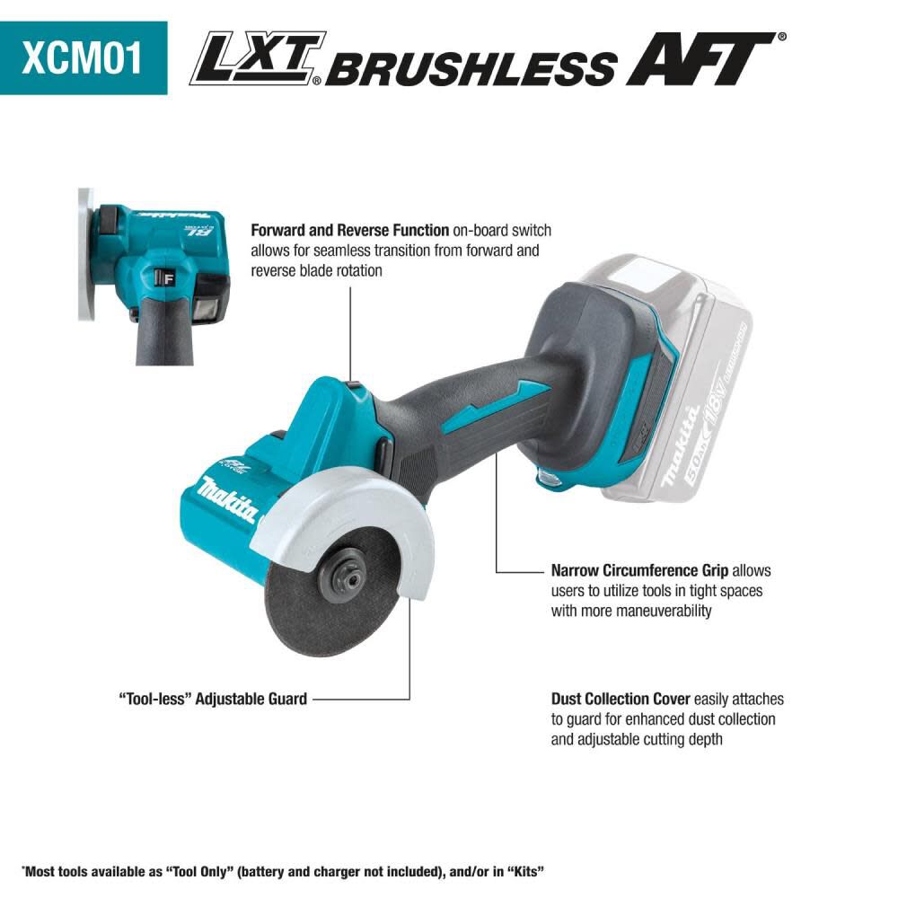 18V LXT Brushless Cordless 3 in Cut Off Tool (Bare Tool) XCM01Z