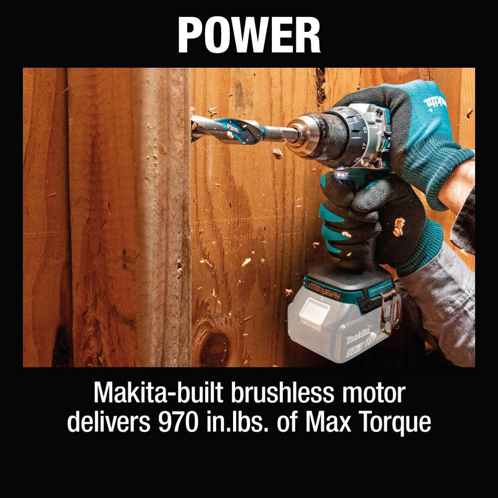 18V LXT Compact Brushless Cordless 1/2 in Hammer Driver/Drill (Bare Tool) XPH16Z