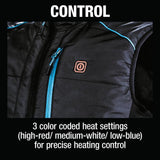 18V LXT Cordless Heated Vest Large Black (Bare Tool) DCV202ZL