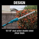 18V LXT Hedge Trimmer Lithium Ion Cordless 18in Telescoping Articulating Pole (Bare Tool) XNU05Z