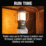 18V LXT Lantern with Radio Cordless (Bare Tool) XRM12