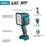 18V LXT LED Flashlight / Spotlight (Bare Tool) DML812