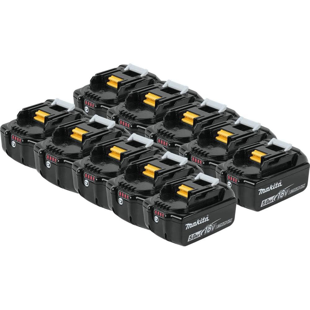 18V LXT Lithium-Ion 5.0 Ah Battery 10/pk BL1850B-10