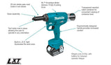 18V LXT Lithium-Ion Brushless 3/16in Cordless Rivet Tool (Bare Tool) XVR01Z