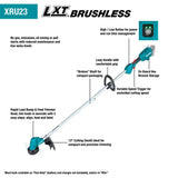 18V LXT Lithium-Ion Brushless Cordless 13in String Trimmer (Bare Tool) XRU23Z