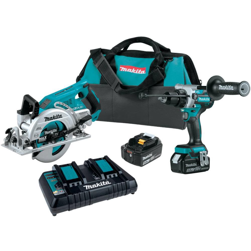 18V LXT Lithium-Ion Brushless Cordless 2-Pc. Combo Kit (5.0Ah) XT289PT