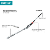 18V LXT Lithium-Ion Brushless Cordless Couple Shaft Power Head Kit with 13in String Trimmer & 20in Hedge Trimmer Attachments (4.0Ah) XUX02SM1X2