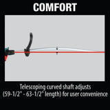 18V LXT Lithium-Ion Brushless Cordless Curved Shaft String Trimmer (Bare Tool) XRU13Z