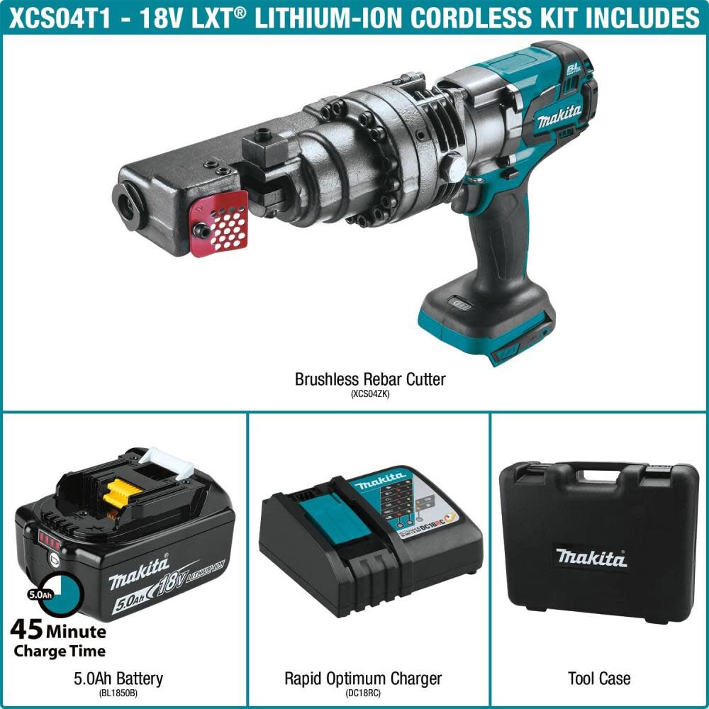 18V LXT Lithium-Ion Brushless Cordless Rebar Cutter Kit (5.0Ah) XCS04T1