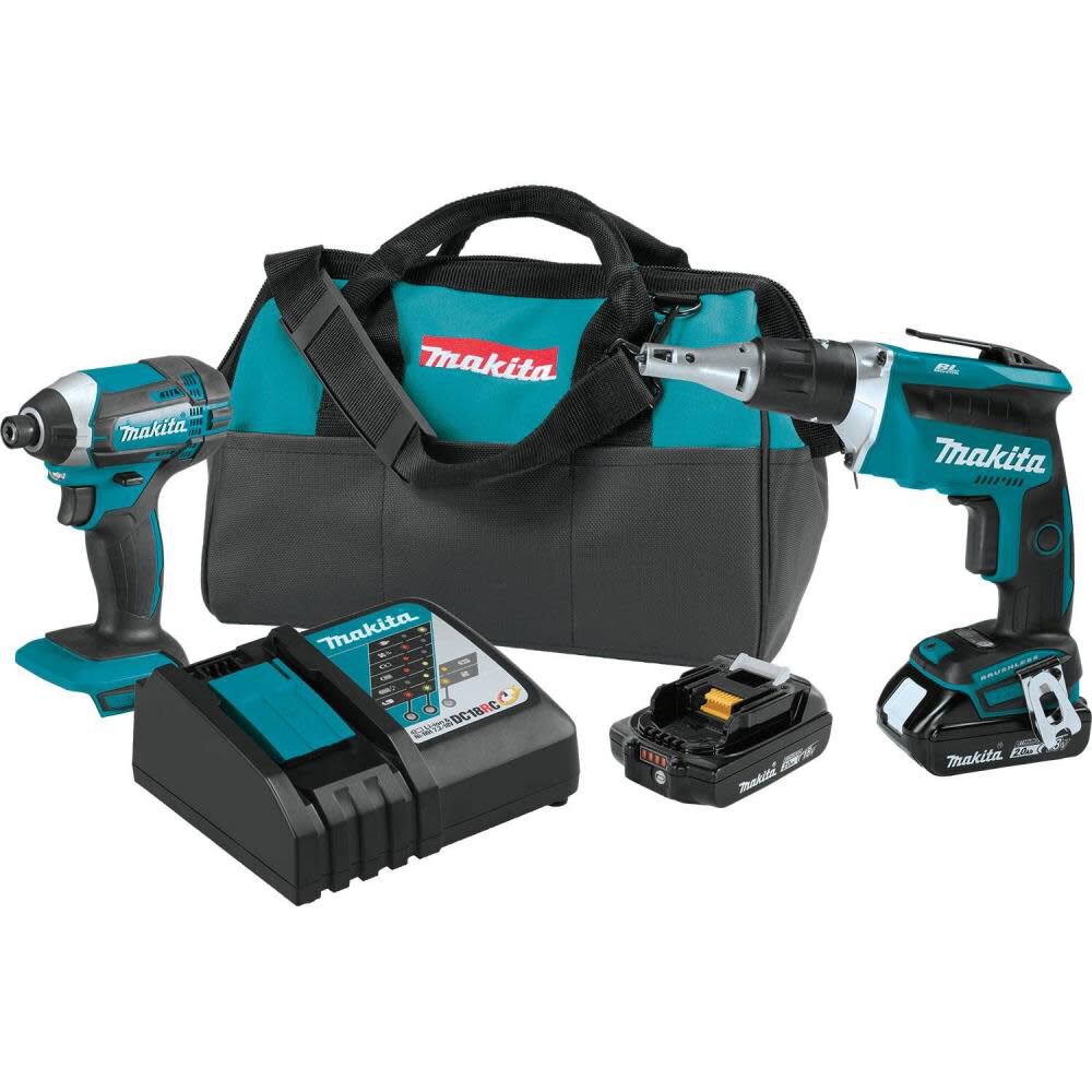 18V LXT Lithium-Ion Compact Cordless 2-Pc. Combo Kit (2.0Ah) XT262R