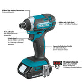 18V LXT Lithium-Ion Compact Cordless Impact Driver Kit (1.5Ah) XDT11SY