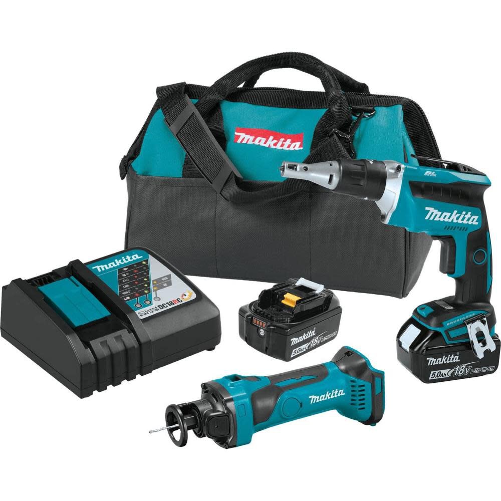 18V LXT Lithium-Ion Cordless 2-Pc. Combo Kit (5.0Ah) XT255T