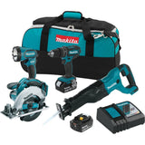 18V LXT Lithium-Ion Cordless 4-Pc. Combo Kit (3.0Ah) XT442