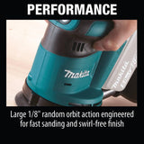 18V LXT Lithium-Ion Cordless 5 in. Random Orbit Sander (Tool only) XOB01Z