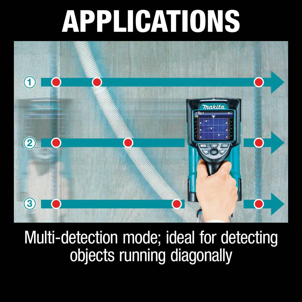 18V LXT Multi Surface Scanner (Bare Tool) with Interlocking Storage Case DWD181ZJ